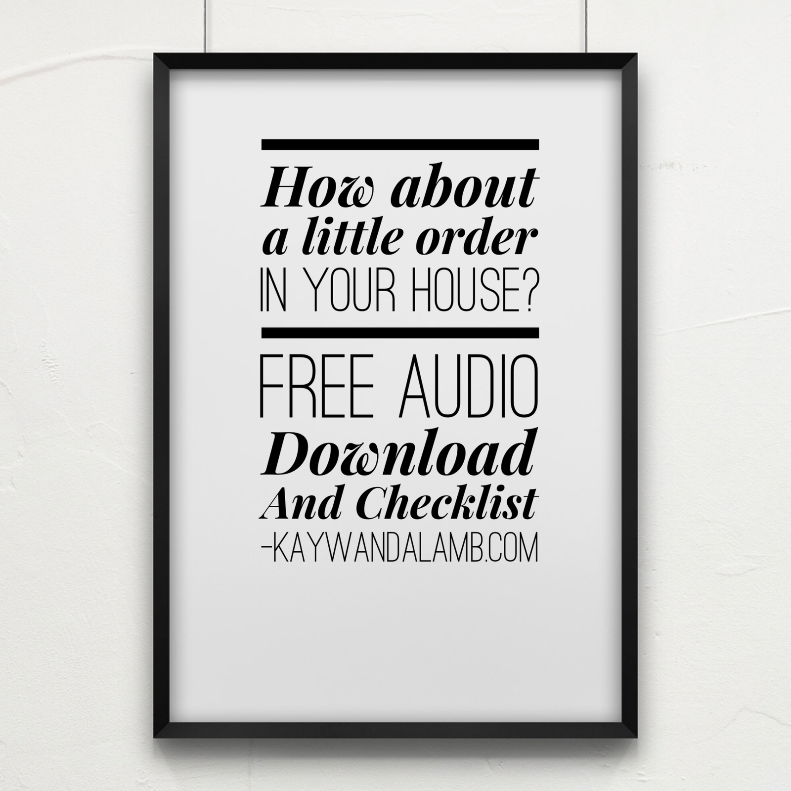 The Perfect Discipline Checklist